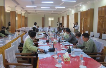 မွန်ပြည်နယ်လွှတ်တော်ဒုတိယအကြိမ်ပြည်နယ်လွှတ်တော် လွှတ်တော်လုပ်ငန်းလွှဲပြောင်းခြင်းနှင့် လွှတ်တော်မိတ်ဆက်အစီအစဉ်ကိစ္စ အစည်းအဝေး ကျင်းပခြင်း