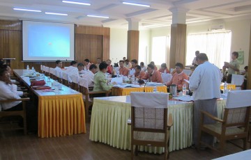 ပြည်နယ်လွှတ်တော်လွှဲပြောင်းခြင်းလုပ်ငန်း မိတ်ဆက်အစီအစဉ်ဖော်ဆောင်ခြင်းအခမ်းအနားကျင်းပခြင်း