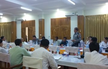 လုပ်ငန်းညှိနှိုင်းအစည်းအဝေးကျင်းပခြင်း