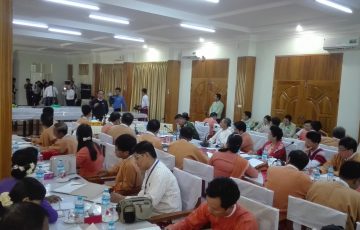 ပြည်သူ့လွှတ်တော်ဥက္ကဋ္ဌ မွန်ပြည်နယ်လွှတ်တော်သို့ လာရောက်ခြင်း