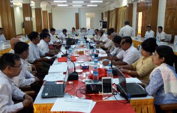 မွန်ပြည်နယ်စည်ပင်သာယာရေးဥပဒေကြမ်း (မူကြမ်း – ၄) အား အကြံပြုဆွေးနွေးပွဲ