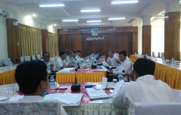 မွန်ပြည်နယ်လွှတ်တော်တိုင်ကြားစာနှင့်အသနားခံစာ၊ တင်ပြစာများနှင့်အထွေထွေ  ကိစ္စရပ်များ လေ့လာသုံးသပ်ရေးကော်မတီအစည်းအဝေးကျင်းပပြုလုပ်ခြင်း