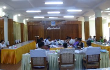 မွန်ပြည်နယ်လွှတ်တော် လုပ်ငန်းညှိနှိုင်းအစည်းအဝေးကျင်းပပြုလုပ်ခြင်း