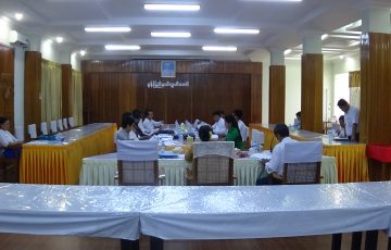 မွန်ပြည်နယ်လွှတ်တော် လုုပ်ငန်းညှိနှိုင်းအစည်းအဝေးကျင်းပပြုလုပ်ခြင်း