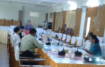 မွန်ပြည်နယ်လွှတ်တော်ဥပဒေပြုရေးဆိုင်ရာကော်မတီအစည်းအဝေးကျင်းပပြုလုပ်ခြင်း