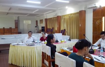 မွန်ပြည်နယ်လွှတ်တော် လုုပ်ငန်းညှိနှိုင်းအစည်းအဝေးကျင်းပပြုလုပ်ခြင်း