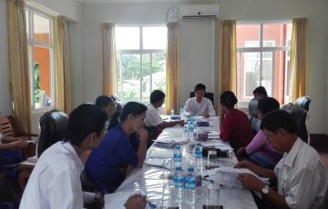 မွန်ပြည်နယ်လွှတ်တော်ဘဏ္ဍာရေး၊ စီမံကိန်းနှင့်စီးပွားရေးဆိုင်ရာကိစ္စရပ်များ လေ့လာသုံးသပ်ရေးကော်မတီ အစည်းအဝေးကျင်းပပြုလုပ်ခြင်း