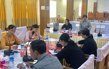 မွန်ပြည်နယ်လွှတ်တော်အမျိုးသမီးနှင့်ကလေးသူငယ်အခွင့်အရေးဆိုင်ရာကော်မတီ အစည်းအဝေးကျင်းပပြုလုပ်ခြင်း