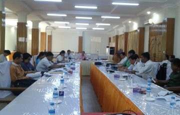 မွန်ပြည်နယ်လွှတ်တော် လုုပ်ငန်းညှိနှိုင်းအစည်းအဝေးကျင်းပပြုလုပ်ခြင်း