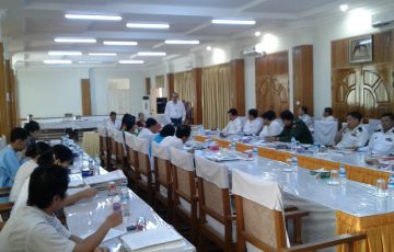 မွန်ပြည်နယ်လွှတ်တော် လုုပ်ငန်းညှိနှိုင်းအစည်းအဝေးကျင်းပပြုလုပ်ခြင်း