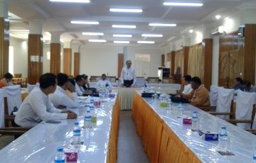 မွန်ပြည်နယ်ဝန်ကြီးချုပ်နှင့် ပြည်နယ်လွှတ်တော်ကိုယ်စားလှယ်များတွေ့ဆုံခြင်း