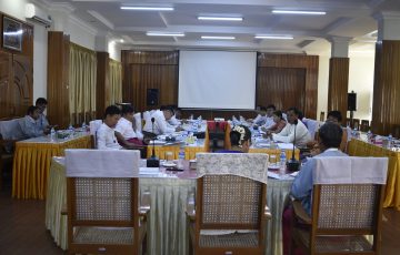 မွန်ပြည်နယ်၏ ဘဏ္ဍာငွေအရအသုံးဆိုင်ရာဥပဒေကြမ်း အစည်းအဝေး    ကျင်းပပြုလုပ်ခြင်း