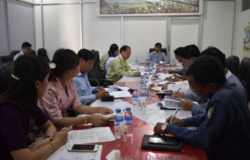 ဒုတိယအကြိမ်မွန်ပြည်နယ်လွှတ်တော်နဝမပုံမှန်အစည်းအဝေးအောင်မြင်စွာ ကျင်းပနိုင်ရေးအကြိုလုပ်ငန်းညှိနှိုင်းအစည်းအဝေးကျင်းပပြုလုပ်ခြင်း