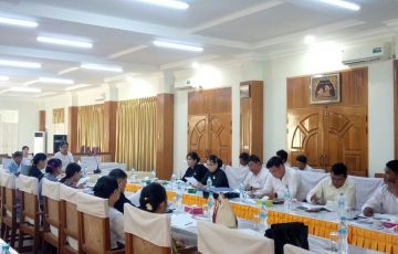 မွန်ပြည်နယ်ငါးလုပ်ငန်းဥပဒေ (မူကြမ်း-၅) အား အလုပ်ရုံဆွေးနွေးပွဲကျင်းပခြင်း