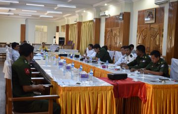 မွန်ပြည်နယ်လွှတ်တော် လုုပ်ငန်းညှိနှိုင်းအစည်းအဝေးကျင်းပပြုလုပ်ခြင်း