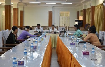 မွန်ပြည်နယ်အစိုးရအဖွဲ့၏ အာမခံချက်များ၊ ကတိများနှင့် တာဝန်ခံချက်များ စိစစ်ရေး ကော်မတီမှ အစည်းအဝေးကျင်းပပြုလုပ်ခြင်း