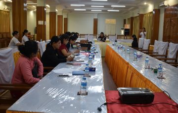 မွန်ပြည်နယ်လွှတ်တော်အမျိုးသမီးနှင့်ကလေးသူငယ်အခွင့်အရေးဆိုင်ရာကော်မတီ အစည်းအဝေးကျင်းပပြုလုပ်ခြင်း
