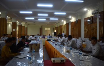 မွန်ပြည်နယ်လွှတ်တော် ဥပဒေပြုရေးဆိုင်ရာကော်မတီ အစည်းအဝေးကျင်းပပြုလုပ်ခြင်း