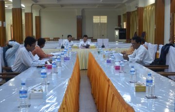 မွန်ပြည်နယ်လွှတ်တော်တိုင်ကြားစာနှင့်အသနားခံစာ၊ တင်ပြစာများနှင့်အထွေထွေကိစ္စရပ်များ လေ့လာသုံးသပ်ရေးကော်မတီအစည်းအဝေးကျင်းပပြုလုပ်ခြင်း