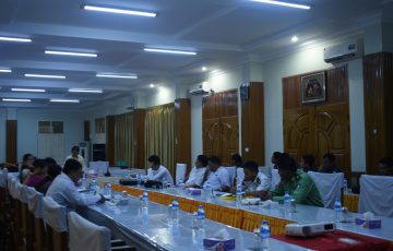 မွန်ပြည်နယ်စည်ပင်သာယာရေးဥပဒေအကောင်အထည်ဖော်ရေးအစည်းအဝေး ကျင်းပပြုလုပ်ခြင်း