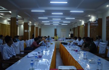 မွန်ပြည်နယ်လွှတ်တော် လုုပ်ငန်းညှိနှိုင်းအစည်းအဝေးကျင်းပပြုလုပ်ခြင်း