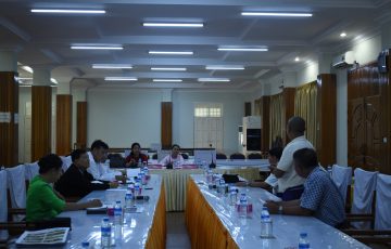 မွန်ပြည်နယ်လွှတ်တော်ဥပဒေပြုရေးဆိုင်ရာကော်မတီအစည်းအဝေးကျင်းပပြုလုပ်ခြင်း