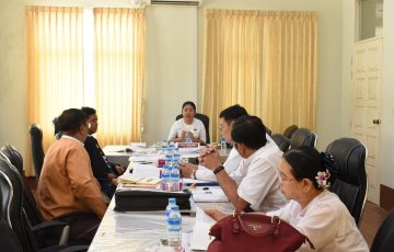 မွန်ပြည်နယ်လွှတ်တော်ဥပဒေပြုရေးဆိုင်ရာကော်မတီအစည်းအဝေးကျင်းပပြုလုပ်ခြင်း
