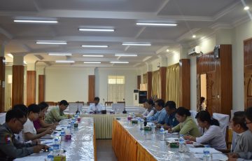 ဒုတိယအကြိမ်မွန်ပြည်နယ်လွှတ်တော် (၁၂)ကြိမ်မြောက်ပုံမှန်အစည်းအဝေးအောင်မြင်စွာ ကျင်းပနိုင်ရေးအကြိုလုပ်ငန်းညှိနှိုင်းအစည်းအဝေးကျင်းပပြုလုပ်ခြင်း