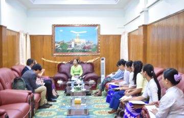 မွန်ပြည်နယ်လွှတ်တော်ဥက္ကဋ္ဌ၊ ဒုတိယဥက္ကဋ္ဌနှင့် NDI အဖွဲ့အစည်း တွေ့ဆုံဆွေးနွေးခြင်း