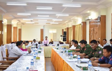 မွန်ပြည်နယ်လွှတ်တော်လုပ်ငန်းညှိနှိုင်းအစည်းအဝေးကျင်းပပြုလုပ်ခြင်း