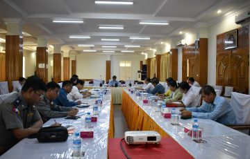 ဒုတိယအကြိမ် မွန်ပြည်နယ်လွှတ်တော် အထူးအစည်းအဝေး(၁/၂၀၁၉)  အောင်မြင်စွာကျင်းပနိုင်ရေး အကြိုလုပ်ငန်းညှိနှိုင်းအစည်းအဝေးကျင်းပပြုလုပ်ခြင်း