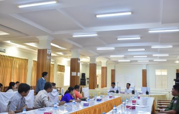 မွန်ပြည်နယ်လွှတ်တော် ပြည်သူ့ငွေစာရင်းစိစစ်ရေ၊ ဘဏ္ဍာရေး၊  စီမံကိန်းနှင့်စီးပွားရေးဆိုင်ရာကိစ္စရပ်များ လေ့လာသုံးသပ်ရေးကော်မတီအစည်းအဝေး  ကျင်းပပြုလုပ်ခြင်း