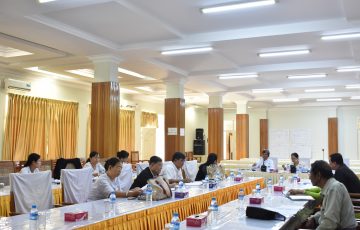 မွန်ပြည်နယ်လွှတ်တော် ဥပဒေပြုရေးဆိုင်ရာကော်မတီအစည်းအဝေးကျင်းပပြုလုပ်ခြင်း