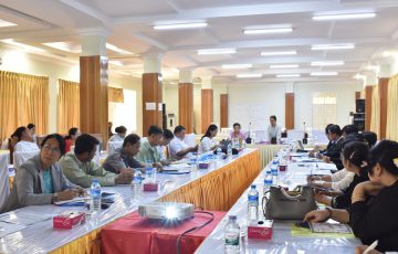 မွန်ပြည်နယ်အမျိုးသမီးများ ငြိမ်းချမ်းရေးနှင့် ဖွံံ့ဖြိုးတိုးတက်ရေးလုပ်ငန်းစီမံချက်မူကြမ်း အတည်ပြုချက်ရယူခြင်းဆွေးနွေးပွဲကျင်းပပြုလုပ်ခြင်း