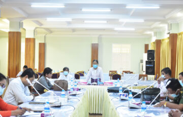 မွန်ပြည်နယ်လွှတ်တော်လုပ်ငန်းညှိနှိုင်းအစည်းအဝေးကျင်းပပြုလုပ်ခြင်း