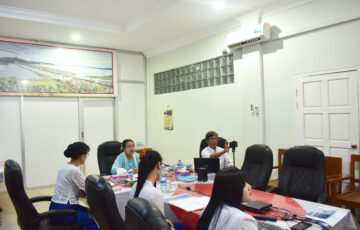 မွန်ပြည်နယ်အတွင်းရှိ အမျိုးသမီးများ ငြိမ်းချမ်းရေးနှင့်ဖွံ့ဖြိုးရေးလုပ်ငန်းစီမံချက်နှင့်စပ်လျဉ်း၍ ဦးဆောင်ကော်မတီများ Online ညှိနှိုင်းအစည်းအဝေးအားကျင်းပခြင်း