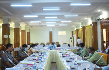 မွန်ပြည်နယ်လွှတ်တော် (၁၇)ကြိမ်မြောက်ပုံမှန် အစည်းအဝေးကျင်းပရေး  အကြိုလုပ်ငန်းညှိနှိုင်းအစည်းအဝေးကျင်းပပြုလုပ်ခြင်း