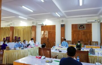 မွန်ပြည်နယ်လွှတ်တော်ဥပဒေပြုရေးဆိုင်ရာကော်မတီအစည်းအဝေးကျင်းပပြုလုပ်ခြင်း