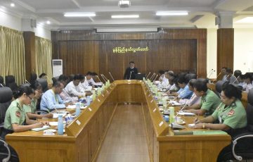 မွန်ပြည်နယ်လွှတ်တော် လုပ်ငန်းညှိနှိုင်းအစည်းအဝေး အစည်းအဝေးကျင်းပပြုလုပ်ခြင်း