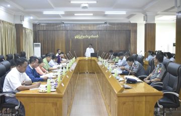 တတိယအကြိမ်မွန်ပြည်နယ်လွှတ်တော် ဒုတိယပုံမှန် အစည်းအဝေး အောင်မြင်စွာကျင်းပရေး အကြိုလုပ်ငန်းညှိနှိုင်းအစည်းအဝေးကျင်းပပြုလုပ်ခြင်း
