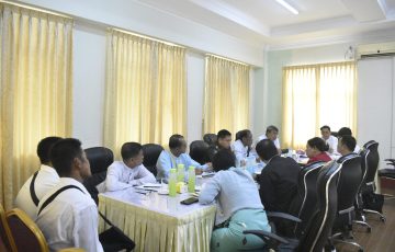 မွန်ပြည်နယ်လွှတ်တော် တိုင်ကြားစာ၊ အသနားခံစာ၊ တင်ပြစာနှင့်အထွေထွေကိစ္စရပ်များလေ့လာသုံးသပ်ရေးကော်မတီ အစည်းအဝေးကျင်းပပြုလုပ်ခြင်း