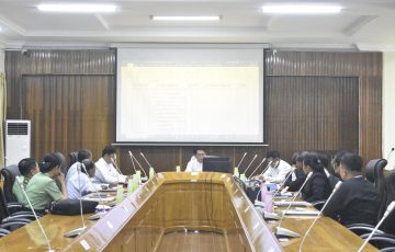 မွန်ပြည်နယ်လွှတ်တော် ဥပဒေပြုရေးဆိုင်ရာကော်မတီအစည်းအဝေးကျင်းပပြုလုပ်ခြင်း