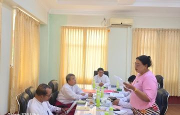 မွန်ပြည်နယ်လွှတ်တော် တိုင်ကြားစာ၊ အသနားခံစာ၊ တင်ပြစာနှင့်အထွေထွေကိစ္စရပ်များလေ့လာသုံးသပ်ရေးကော်မတီ အစည်းအဝေးကျင်းပပြုလုပ်ခြင်း