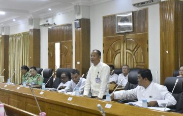 ၂၀၂၇-၂၀၂၈ ဘဏ္ဍာရေးနှစ်၊ ဘဏ္ဍာငွေအရအသုံးဆိုင်ရာ (လျာထားချက်)နှင့် စပ်လျဉ်း၍ ဌာနဆိုင်ရာ(၃)ခုအား တွေ့ဆုံဆွေးနွေးခြင်း