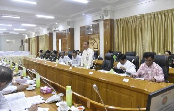 ၂၀၂၇-၂၀၂၈ ဘဏ္ဍာရေးနှစ်၊ ဘဏ္ဍာငွေအရအသုံးဆိုင်ရာ (လျာထားချက်)နှင့် စပ်လျဉ်း၍ ဌာနဆိုင်ရာ(၂)ခုအား တွေ့ဆုံဆွေးနွေးခြင်း