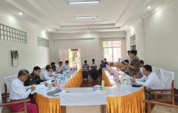 မွန်ပြည်နယ်လွှတ်တော် တိုင်ကြားစာ၊ အသနားခံစာ၊ တင်ပြစာနှင့်အထွေထွေကိစ္စရပ်များလေ့လာသုံးသပ်ရေးကော်မတီ အစည်းအဝေးကျင်းပပြုလုပ်ခြင်း